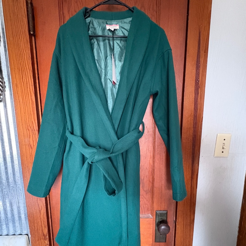 Spruce wrap wool jacket